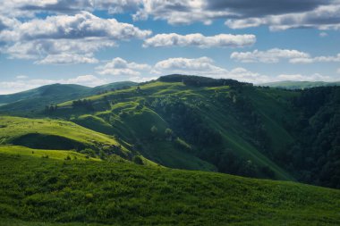 View of the Big saddle in the Kislovodsk National Park.