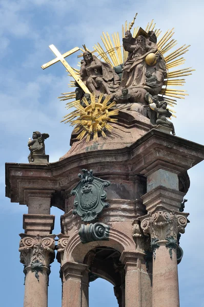 Coluna da peste da Santíssima Trindade — Fotografia de Stock