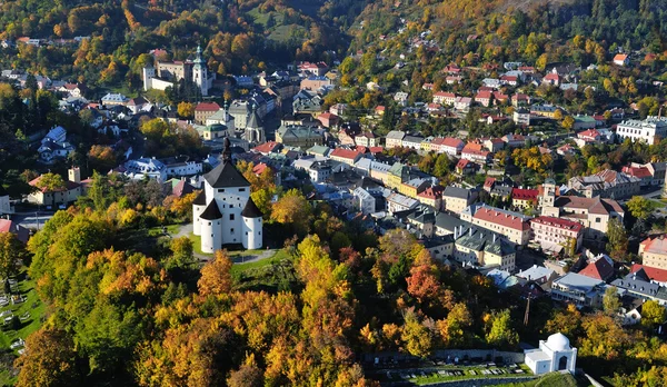 Banska Stiavnica, Unesco stad Stockfoto