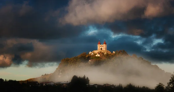 Γολγοθάς στα Κρίσταλ stiavnica, Σλοβακία — Φωτογραφία Αρχείου