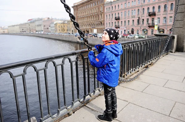 Ragazza a San Pietroburgo — Foto Stock