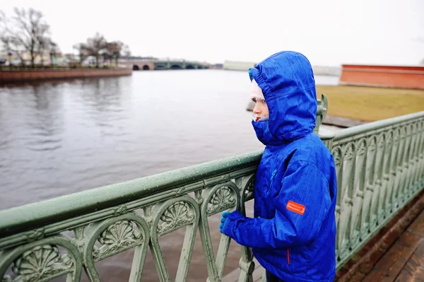 Kid girl in St. Petersburg — Stock Photo, Image