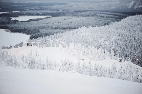 Schilderachtige Winters aanblik van Finland — Stockfoto
