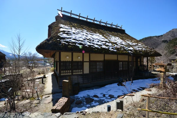 Iyashi No Sato Village localizado perto de Mt.Fuji. Japão — Fotografia de Stock