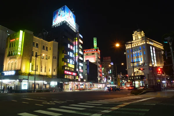 TOKYO, JAPAN - March 11,2016: Walking shopping street in Asakusa