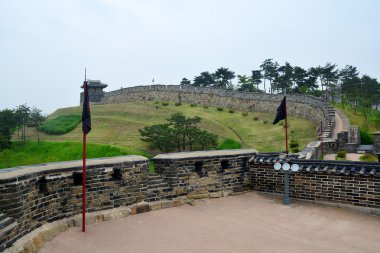 Suwon, Kore Hwaseong kale geleneksel mimari