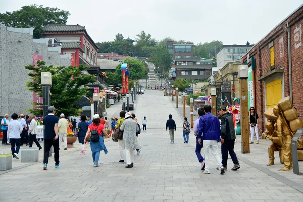 Incheon, Corea del Sur - 11 de junio de 2016, China town street Incheon —  Fotos de Stock