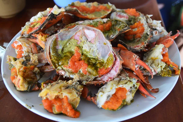 Yengeç'ın karaca, buğulaması deniz ürünleri