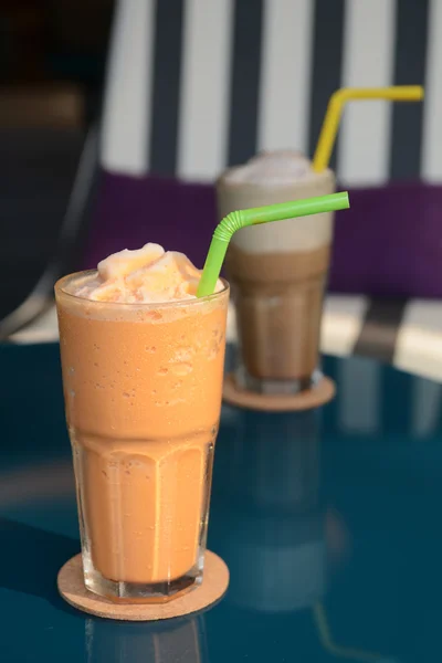 Mjölk te Smoothie — Stockfoto