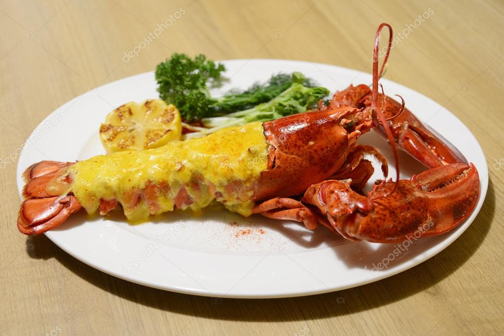 Lobster with cheese