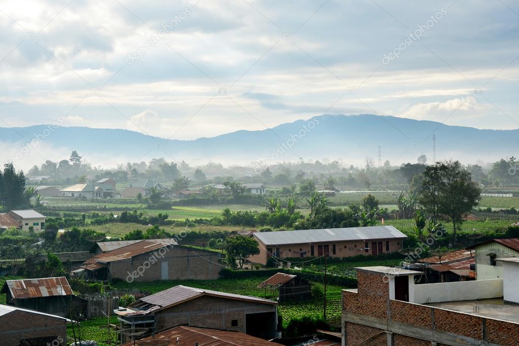 City landscape, Barastagi Indonesia