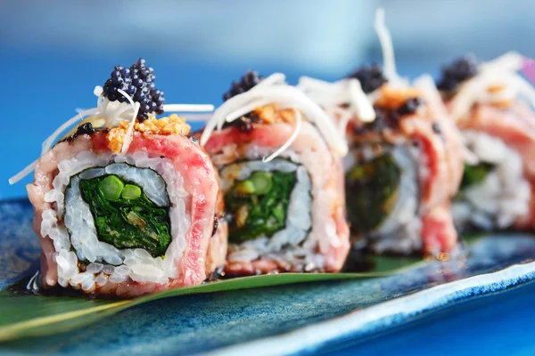Sushi di manzo wagyu — Foto Stock