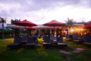 Sahilde Restoran bulanıklık 