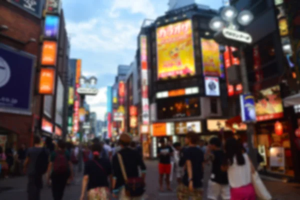 Blur pessoas em Shibuya no Japão — Fotografia de Stock