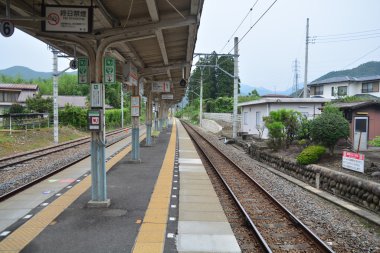 Demiryolu parça bir Binbaşı tren istasyonunda