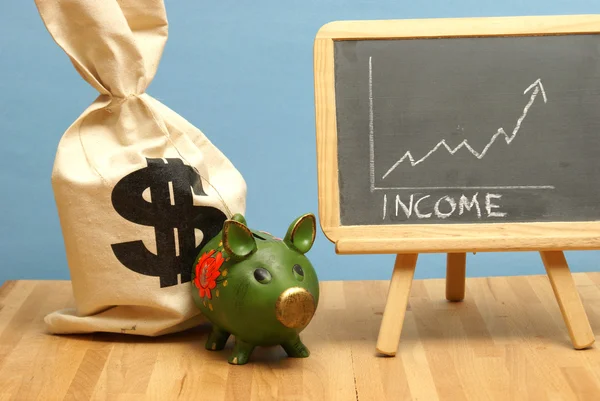 Income Increase Chart — Stock Photo, Image