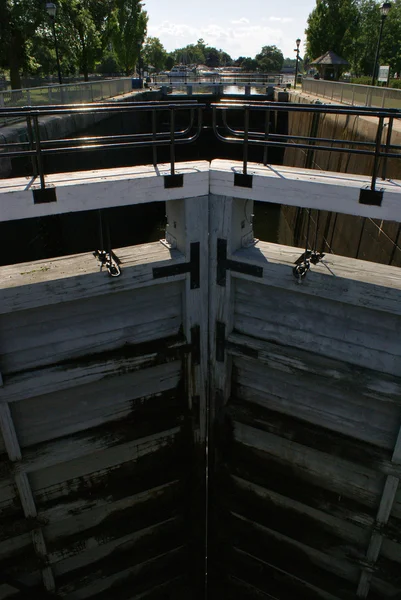 Canal Lock Station — Stock Photo, Image