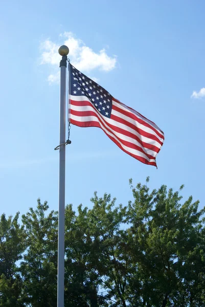 Bandera patriótica americana — Foto de Stock