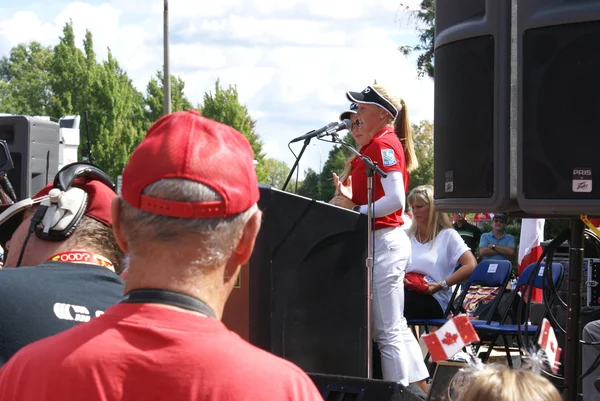 Henderson Sisters Hometown Speech Royalty Free Stock Images