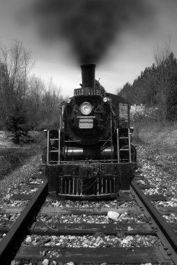 Uzun siyah tren