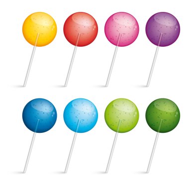 Colurful lolipop kümesi