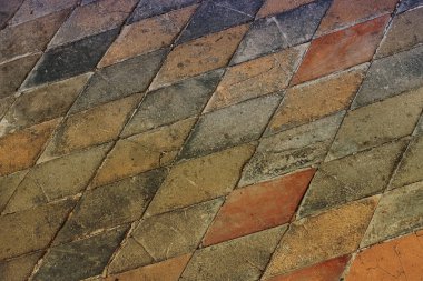 taş arkaplan geometrik karolar eşkenar dörtgen desen tabanı