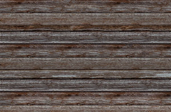 Dunkelbraune Planken Hintergrund Horizontal — Stockfoto