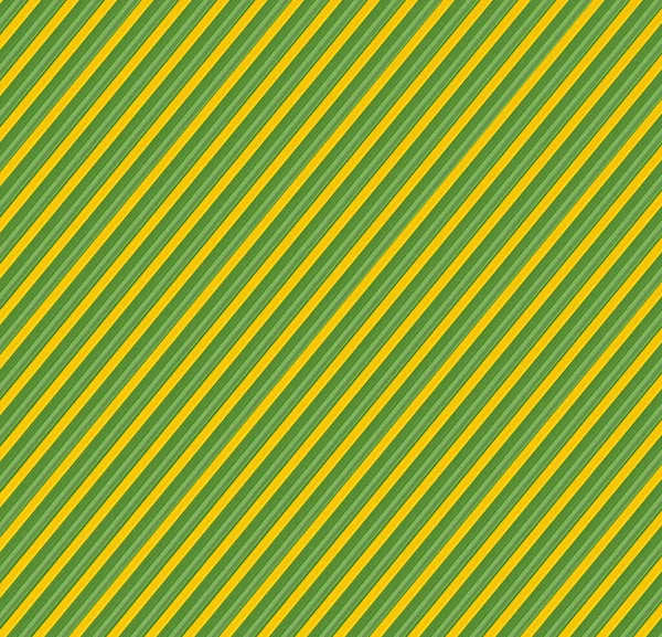Green Stripes Yellow Background Oblique Lines Parallel Abstract Pattern — Stock Photo, Image