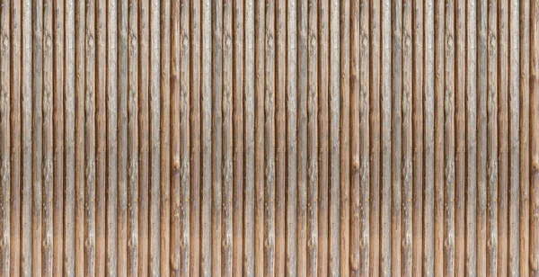 Wooden Pattern Thin Logs Vertical Set Fence Rustic — Stock Photo, Image