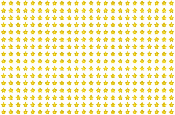 Muster Gelber Karambolascheiben Sternfrüchte Auf Weißem Isoliertem Hintergrund — Stockfoto