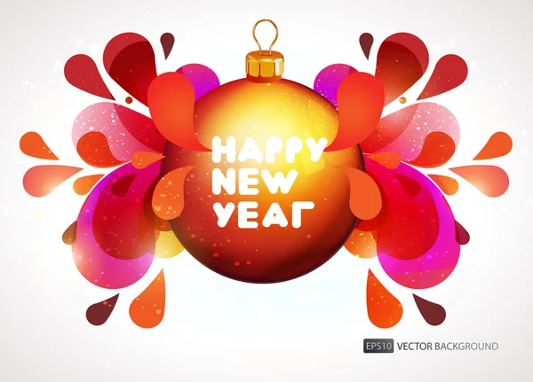 New year vector background — Stock Vector