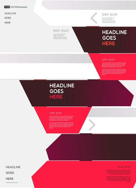 Moderne infografische Elemente auf hellem Hintergrund. — Stockvektor