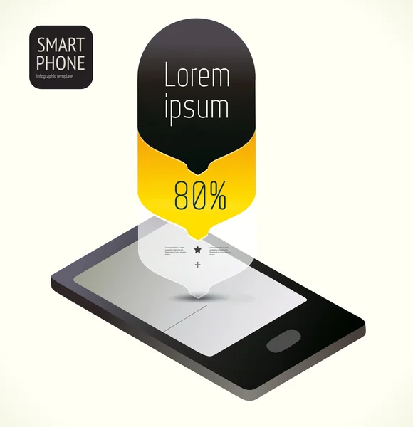 Modernes Element der Infografik Stockvektor