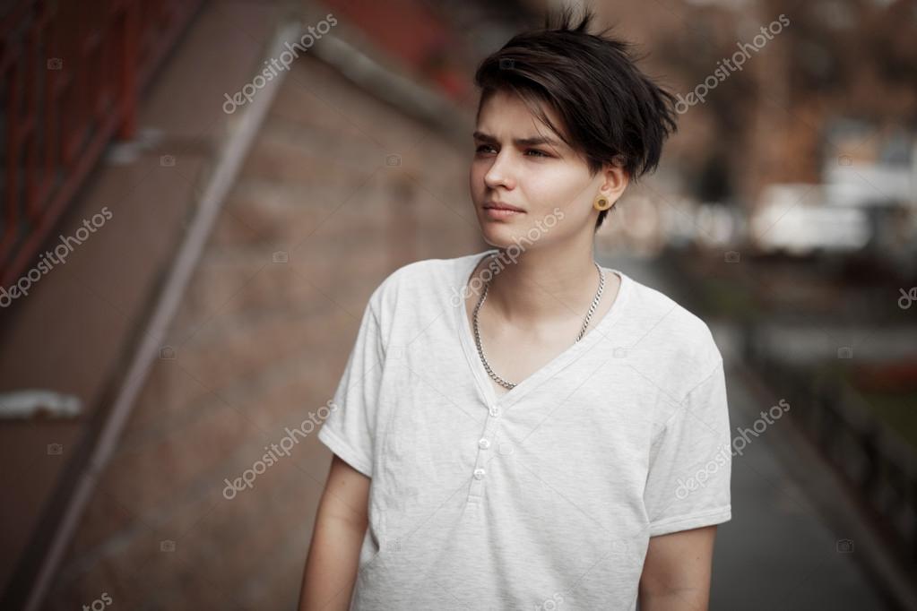 Teen Dyke Short Hair