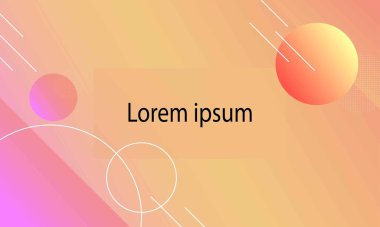 Soyut arka plan konsepti ve basit modern tasarım. Vektör çizimi. İşiniz için kullanılabilir..