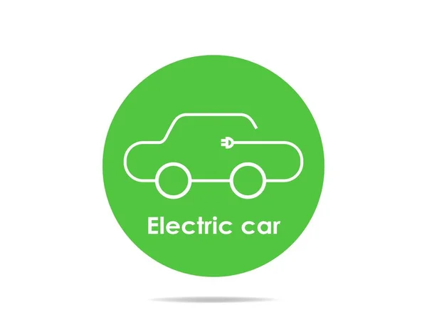 Elektroauto Logo Konzept Kann Für Ihre Arbeit Verwendet Werden — Stockvektor