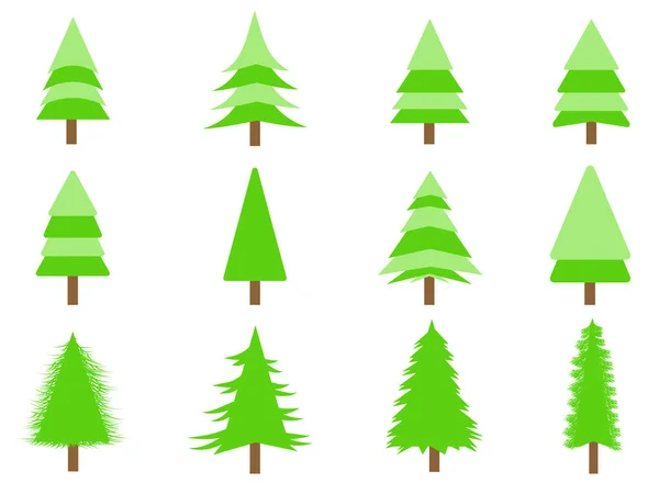 Collection of trees Icon. Can be used to illustrate any nature or healthy lifestyle topic.