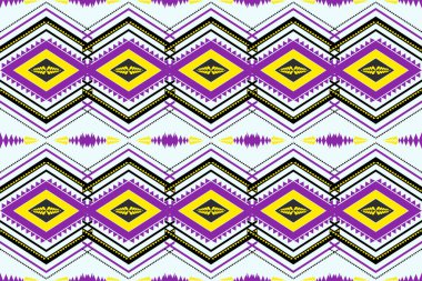 Arkaplan veya duvar kağıdı için vektör soyut etnik geometrik desen tasarımı.