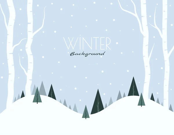 Welcome Winter Season Coming Soon Year Can Used Your Work — Stock Vector