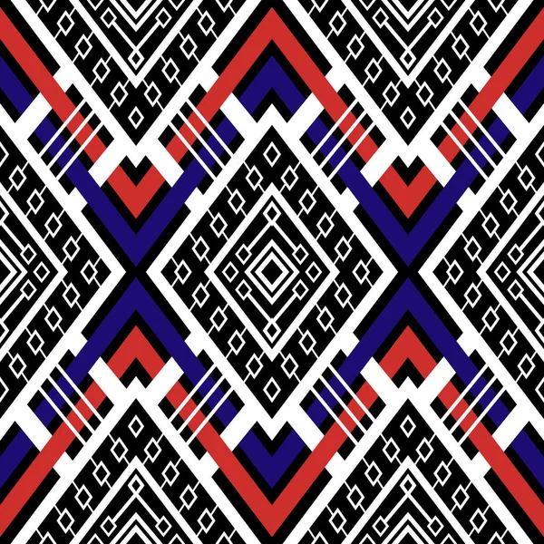 Vektor Abstrakte Ethnische Geometrische Muster Design Für Hintergrund Oder Tapete — Stockvektor