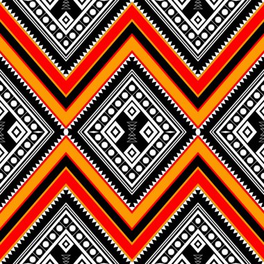 Arka plan ya da duvar kağıdı için vektör soyut etnik geometrik desen tasarımı, kusursuz etnik model. El yapımı. Yatay çizgiler. Vektör illüstrasyonu