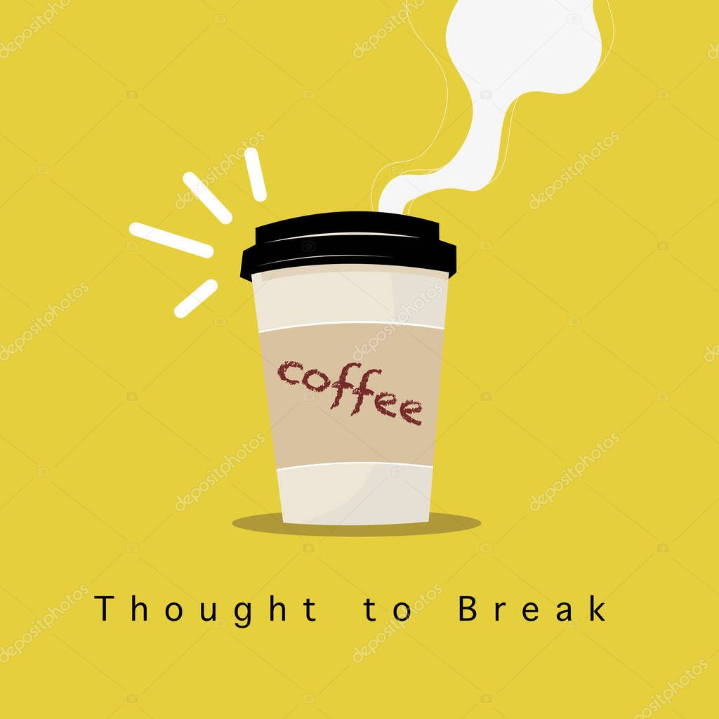 Vector illustration of Coffee Poster Advertisement Flayers concept.