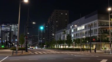 Harumi Bayrak Gece Manzarası, Japonya Tokyo Haziran 2025