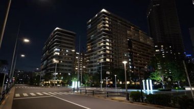 Harumi Bayrak Gece Manzarası, Japonya Tokyo Haziran 2025