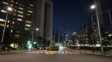 Harumi Bayrak Gece Manzarası, Japonya Tokyo Haziran 2025