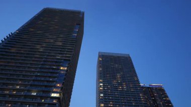 Harumi Ryokudo Park Gece Manzarası, Japonya Tokyo 2025