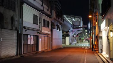 Asakusabashi Gece Manzarası, Japonya Tokyo Mayıs 2025