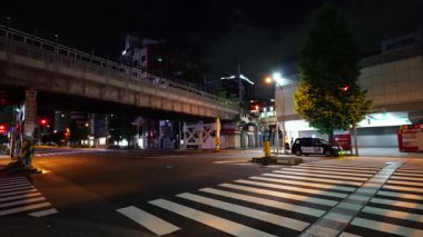 Asakusabashi Gece Manzarası, Japonya Tokyo Mayıs 2025