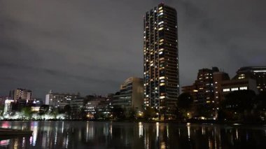 Ueno Shinobazu Gölet Gecesi Kiraz Çiçeği, Japonya Tokyo 2025