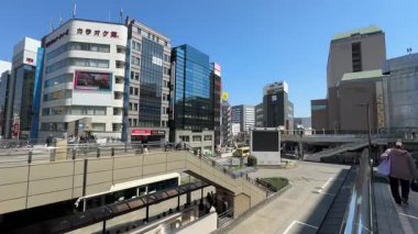 Hachioji, Japonya Tokyo Manzarası Mart 2025
